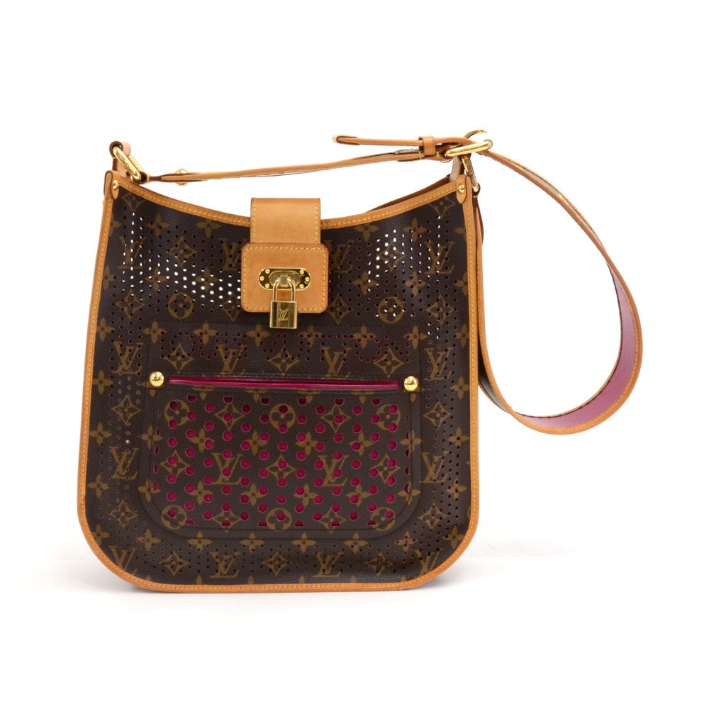 Louis Vuitton Limited Edition Monogram Canvas Perforated Pochette (SHF –  LuxeDH
