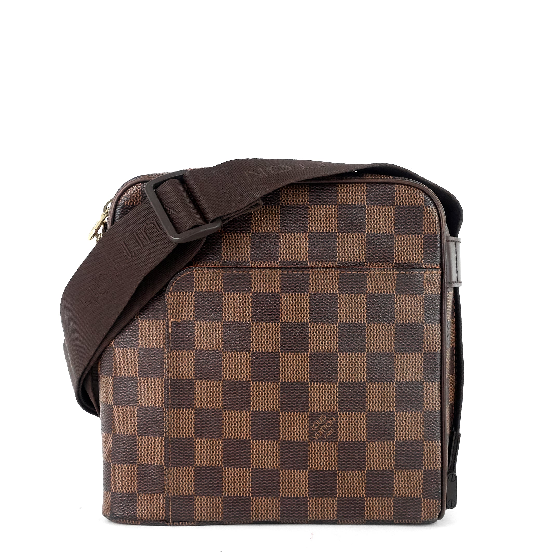 Shop for Louis Vuitton Damier Ebene Canvas Leather Olav PM