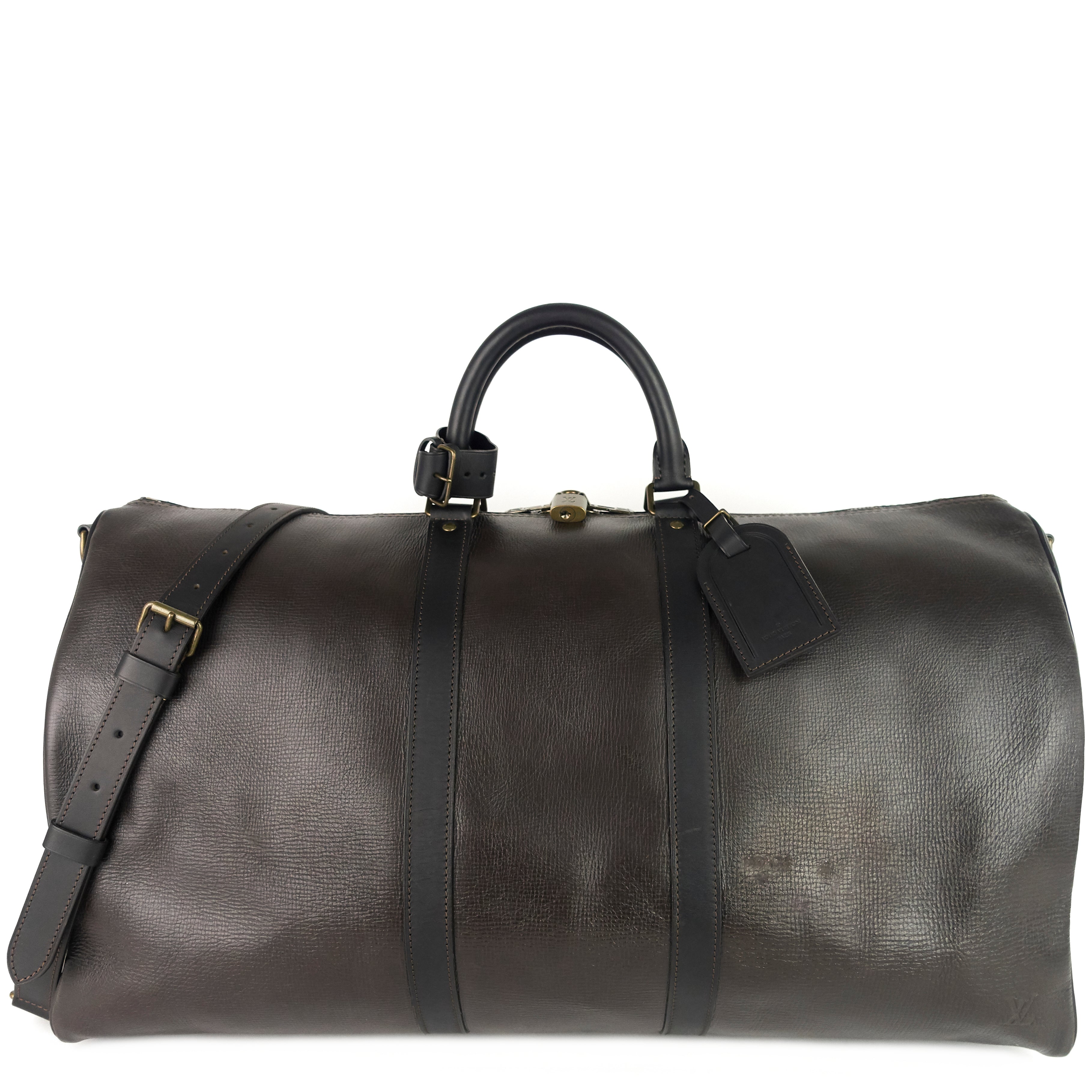 Keepall Bandoulière 55 Utah Leather Bag – Poshbag Boutique