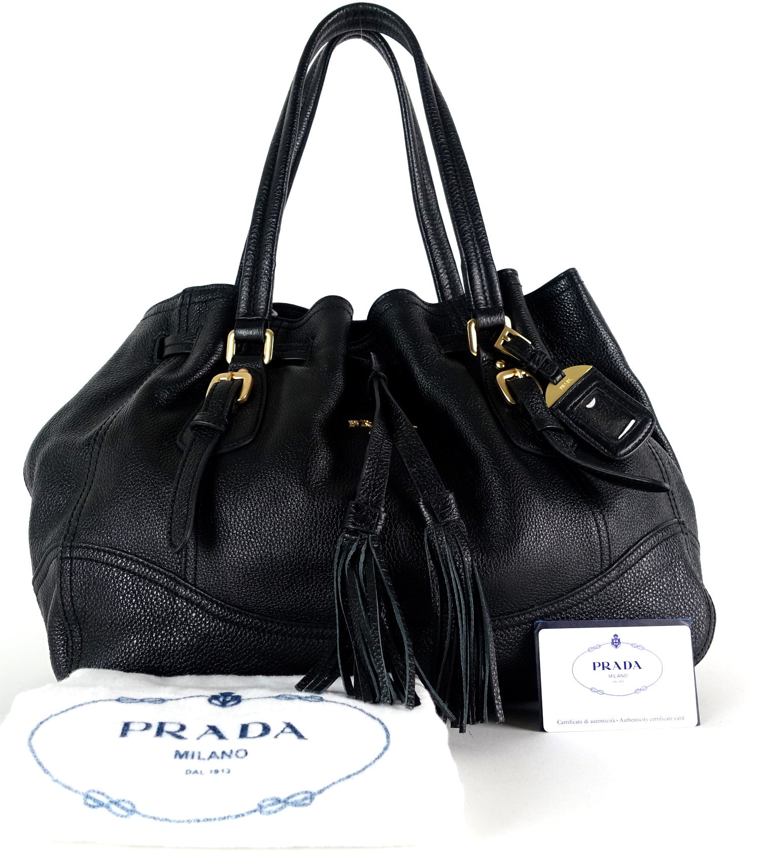 Prada, Bags, Prada Cervo Antik Drawstring