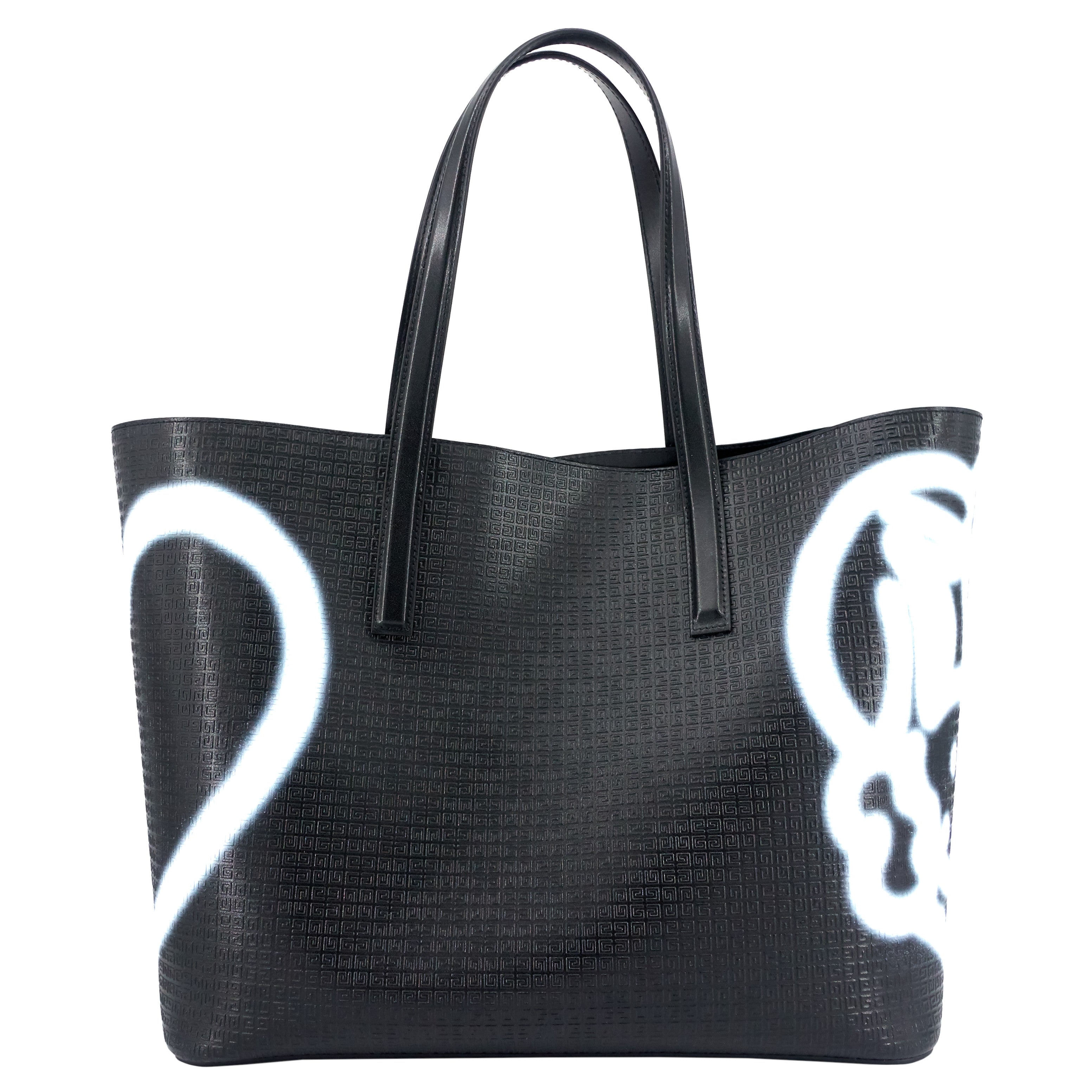 Givenchy X Chito Wing 4G Leather In Effect Print Tote Bag