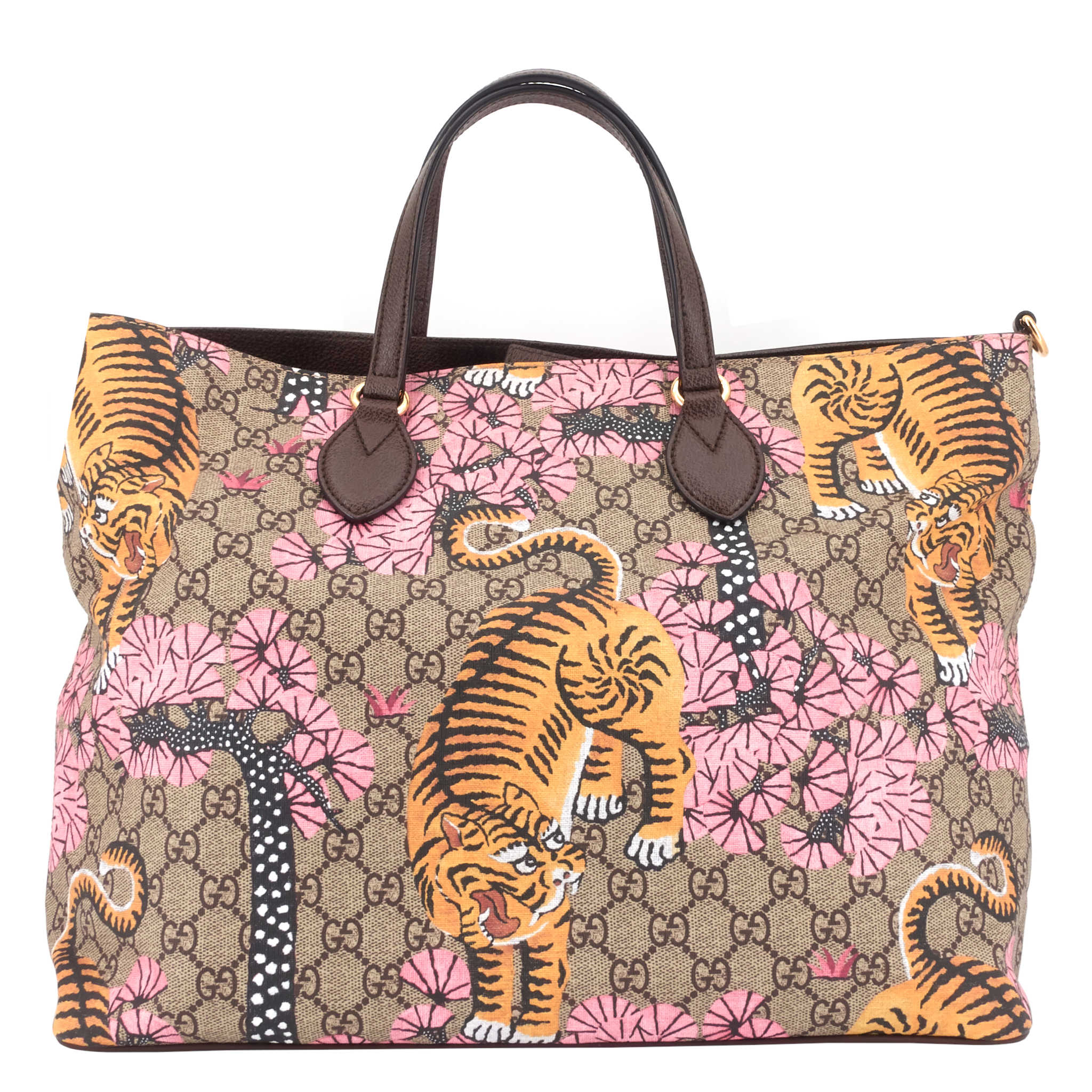 Begal Tiger GG Supreme Canvas Tote Bag Poshbag Boutique