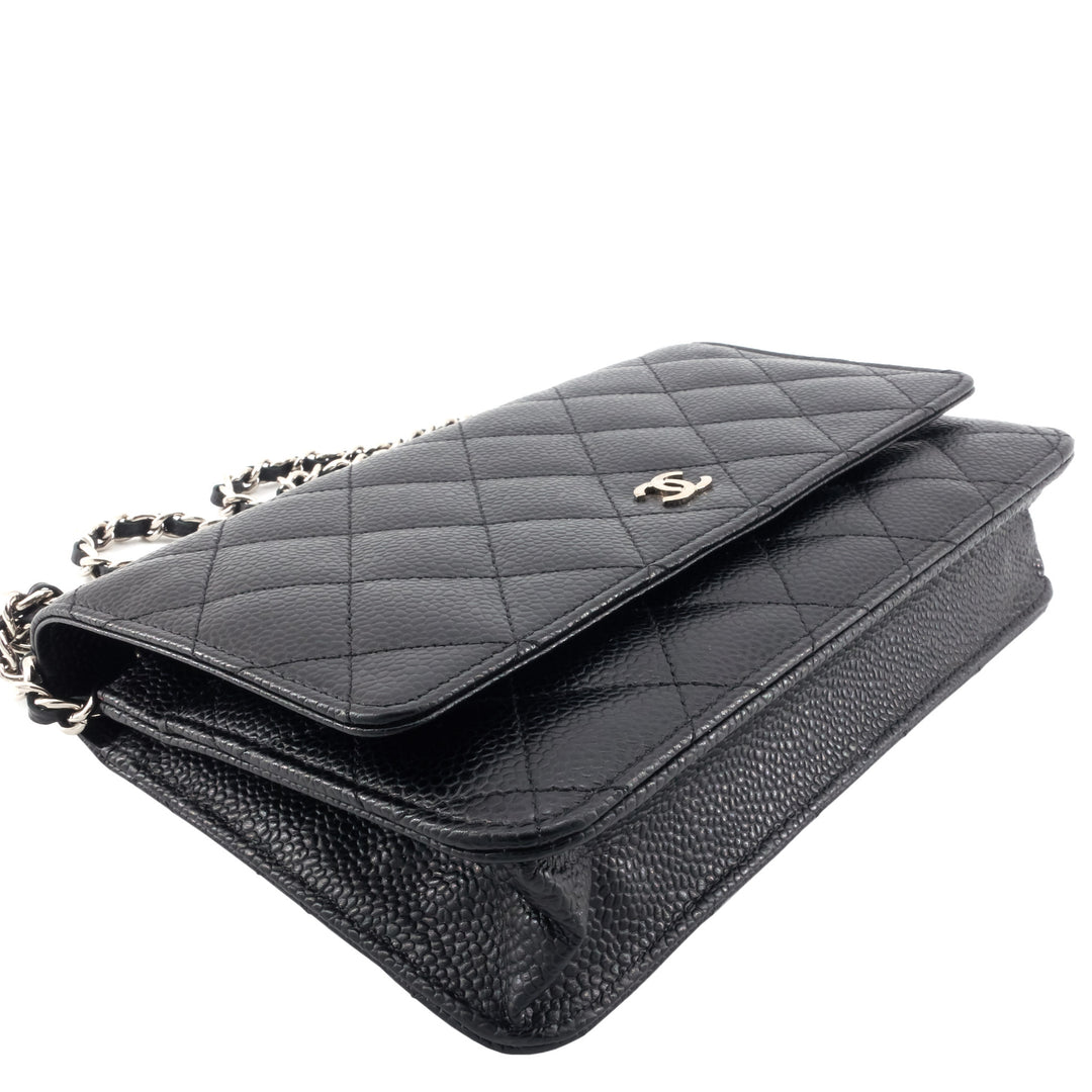 Wallet on Chain Caviar Leather Bag