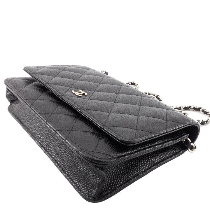 Wallet on Chain Caviar Leather Bag