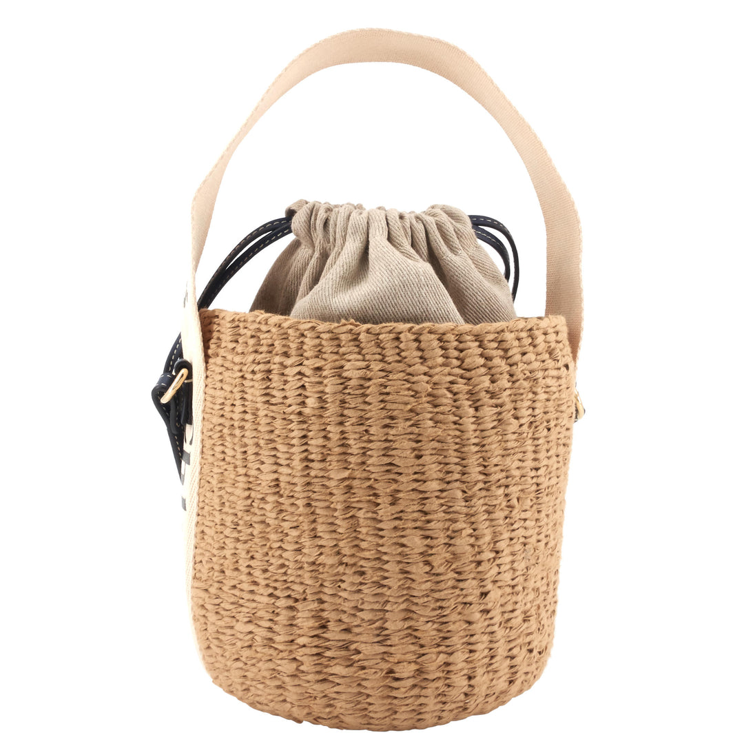 Woody Small Basket Tote Bag