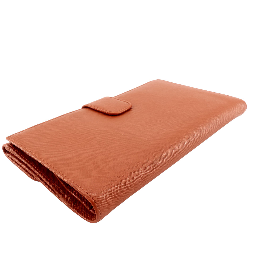 Continental Logo Saffiano Leather Wallet