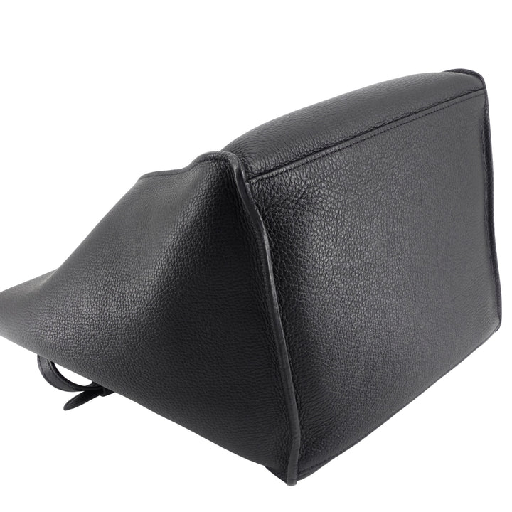 Big Bag Small Pebbled Calfskin Leather Bag