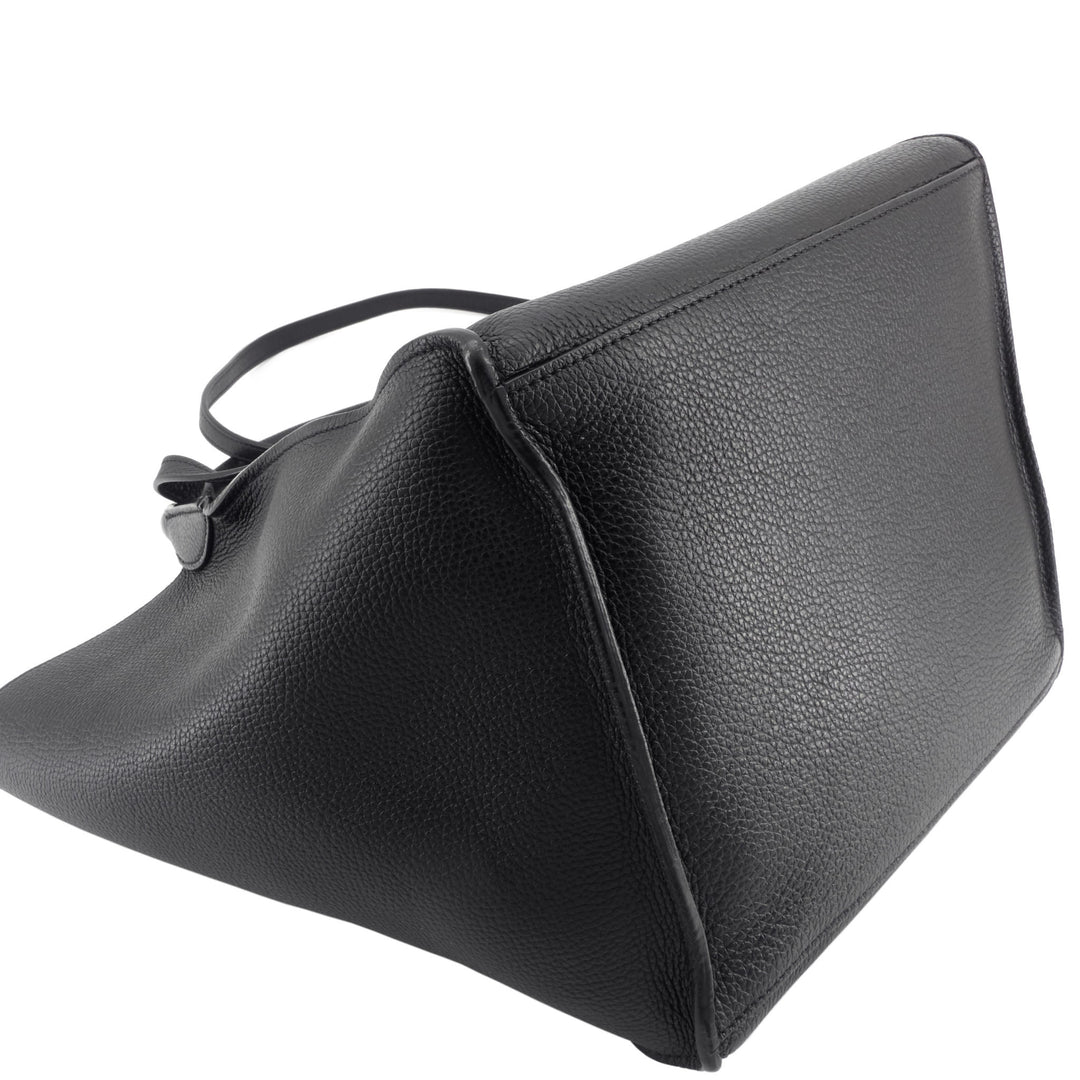 Big Bag Small Pebbled Calfskin Leather Bag