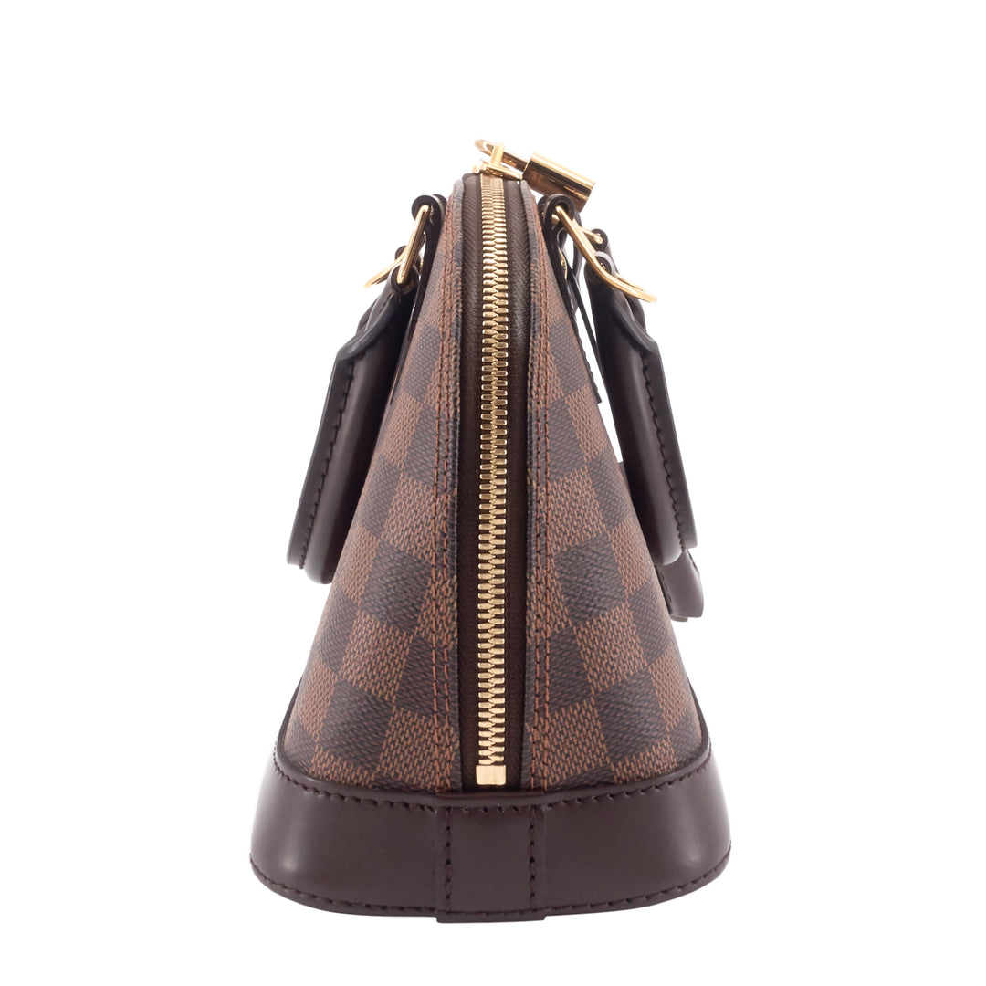 Alma BB Damier Ebene Canvas Handbag