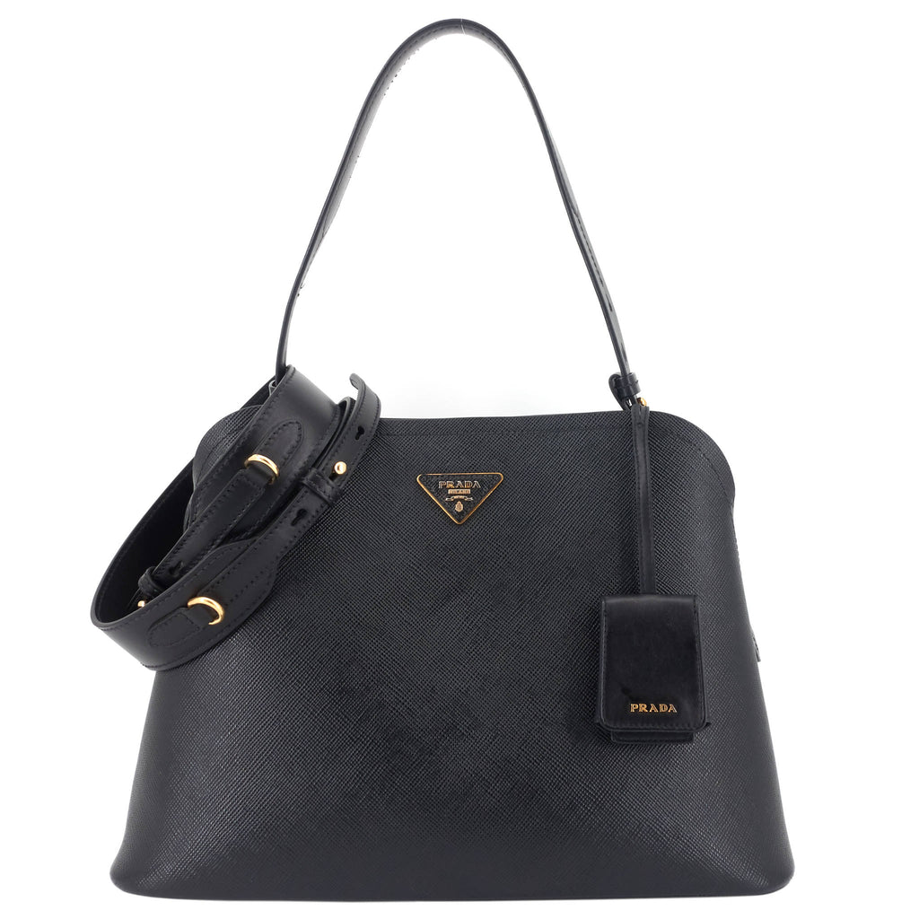 Prada matinée micro saffiano leather bag outlet
