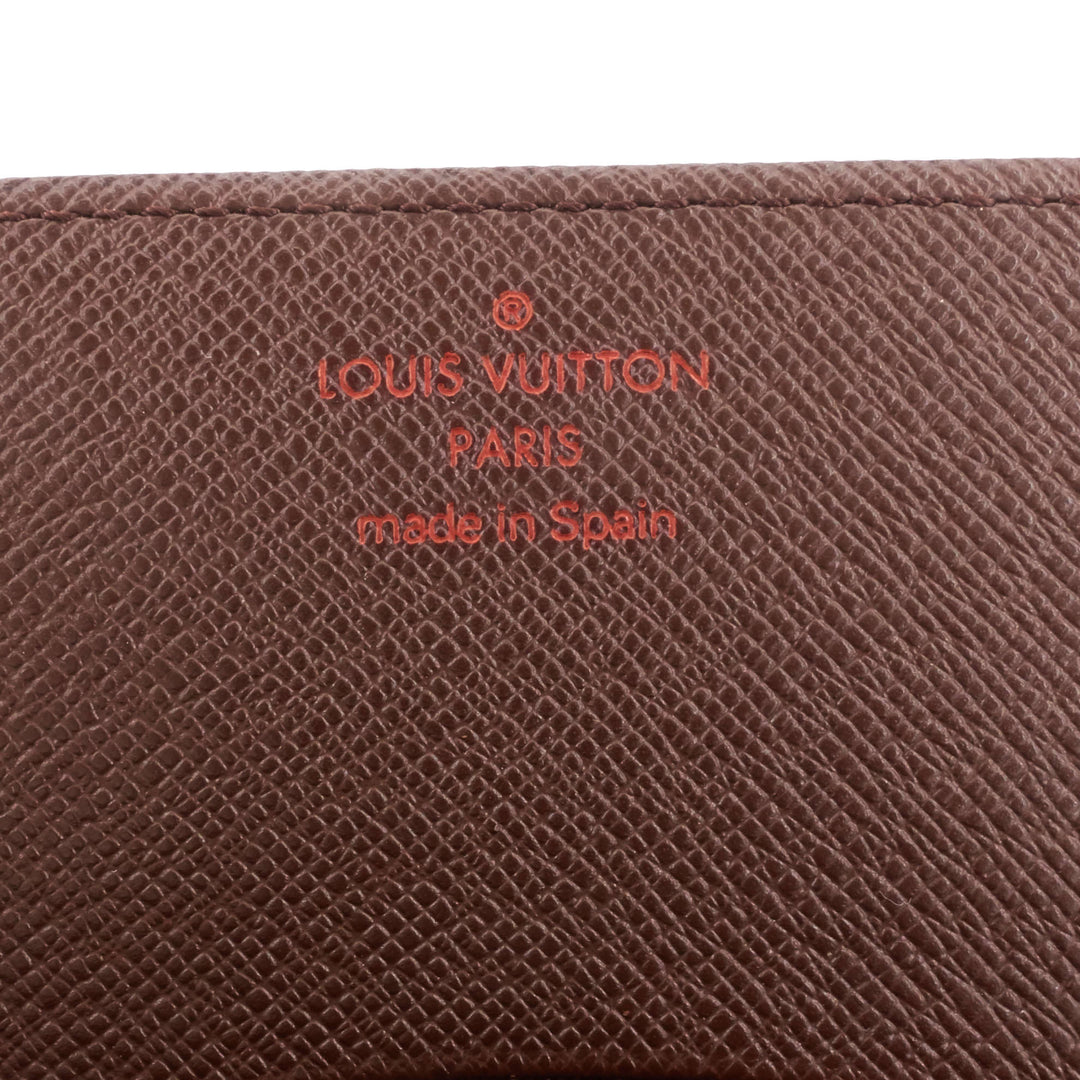 Damier Ebene Canvas Card Holder