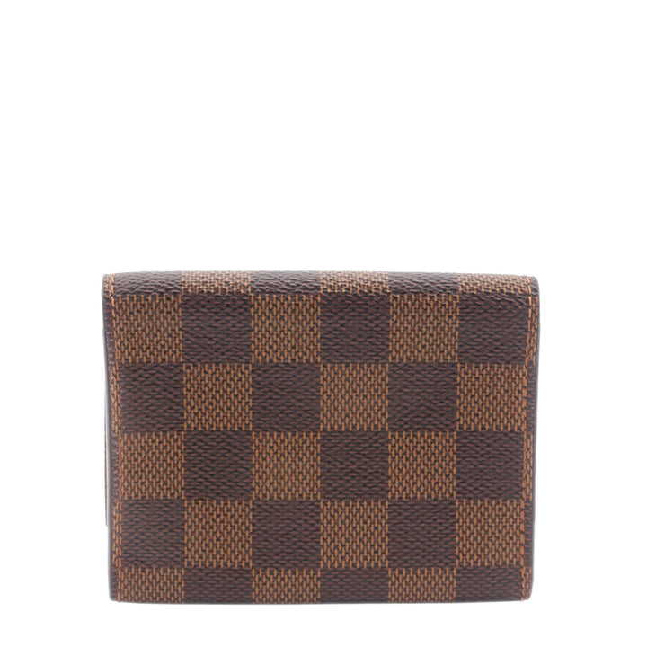 Damier Ebene Canvas Card Holder