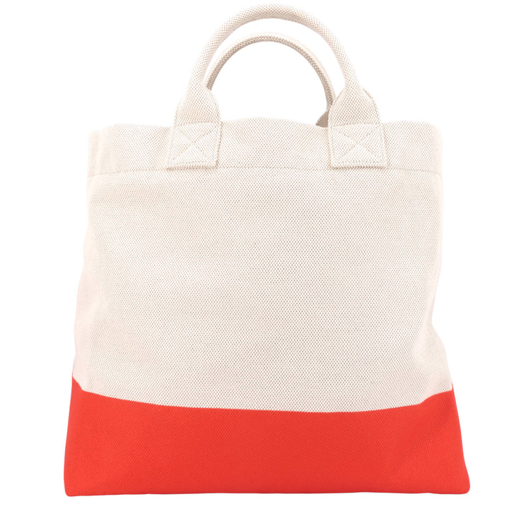 Embossed Detail Canvas Tote Bag