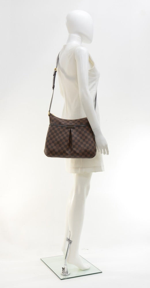 bloomsbury pm damier ebene canvas bag