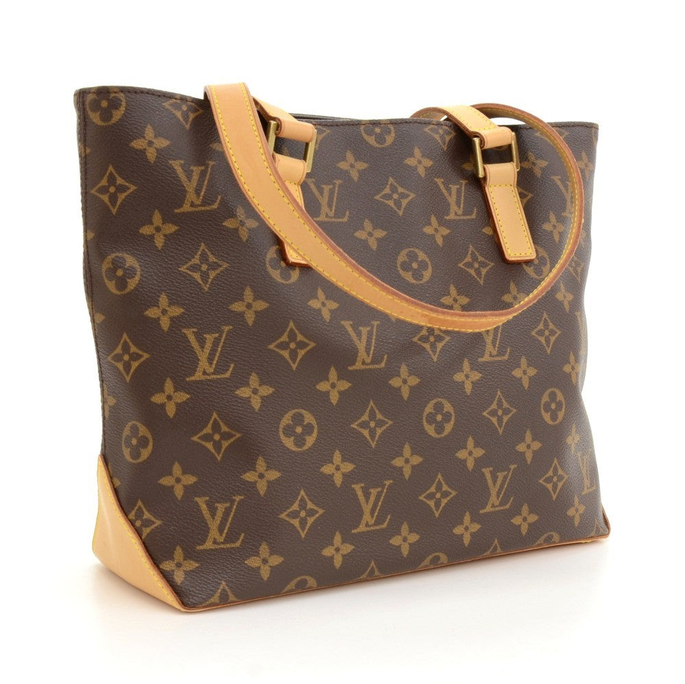 cabas piano monogram canvas shoulder bag