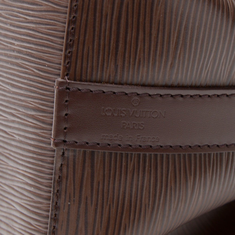 Petit noé trunk cloth handbag Louis Vuitton Brown in Cloth - 38097392
