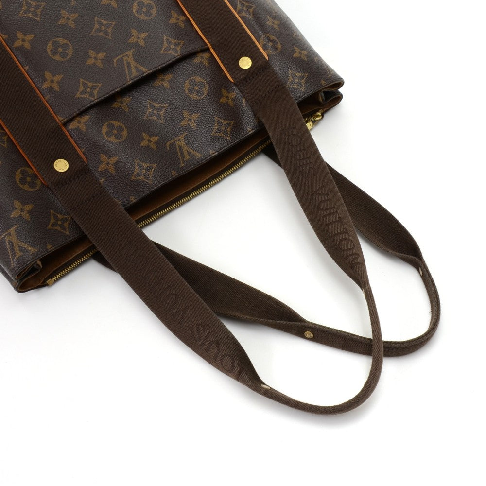 cabas beaubourg monogram canvas tote bag