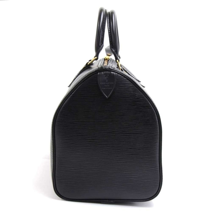 speedy 30 black epi leather city handbag