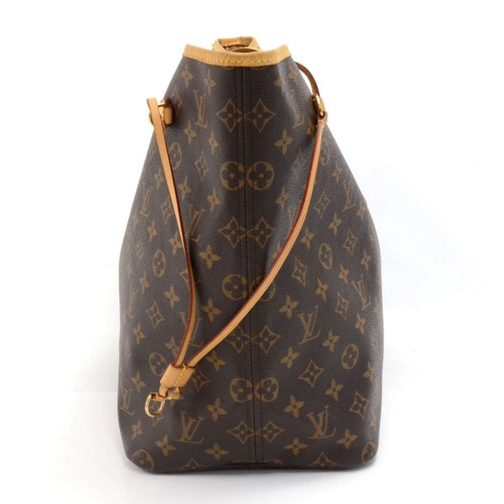 neverfull gm monogram canvas tote bag