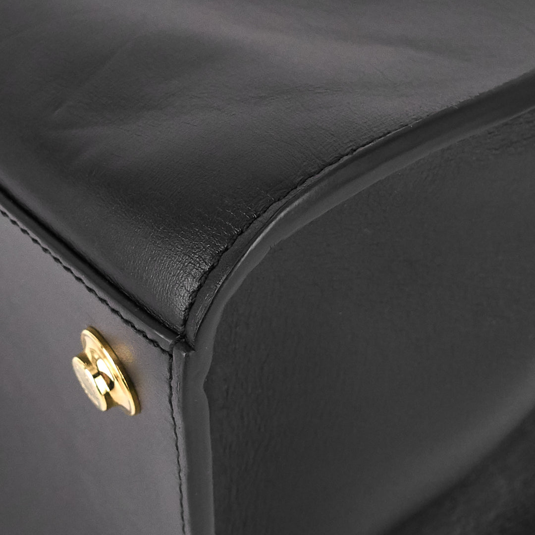 Louis Vuitton Black Calfskin And Monogram Coated Canvas City Steamer MM  Gold Hardware, 2019 Available For Immediate Sale At Sotheby's