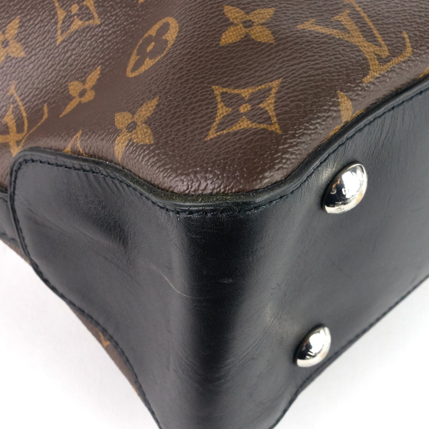 Louis Vuitton Brown Monogram Macassar Davis Tote Bag at 1stDibs