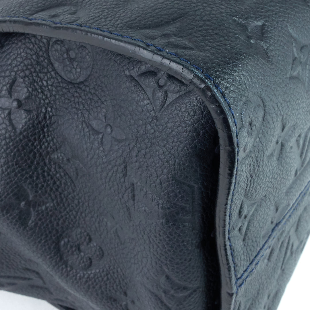 Louis Vuitton Bleu Infini Monogram Empreinte Leather Lumineuse PM