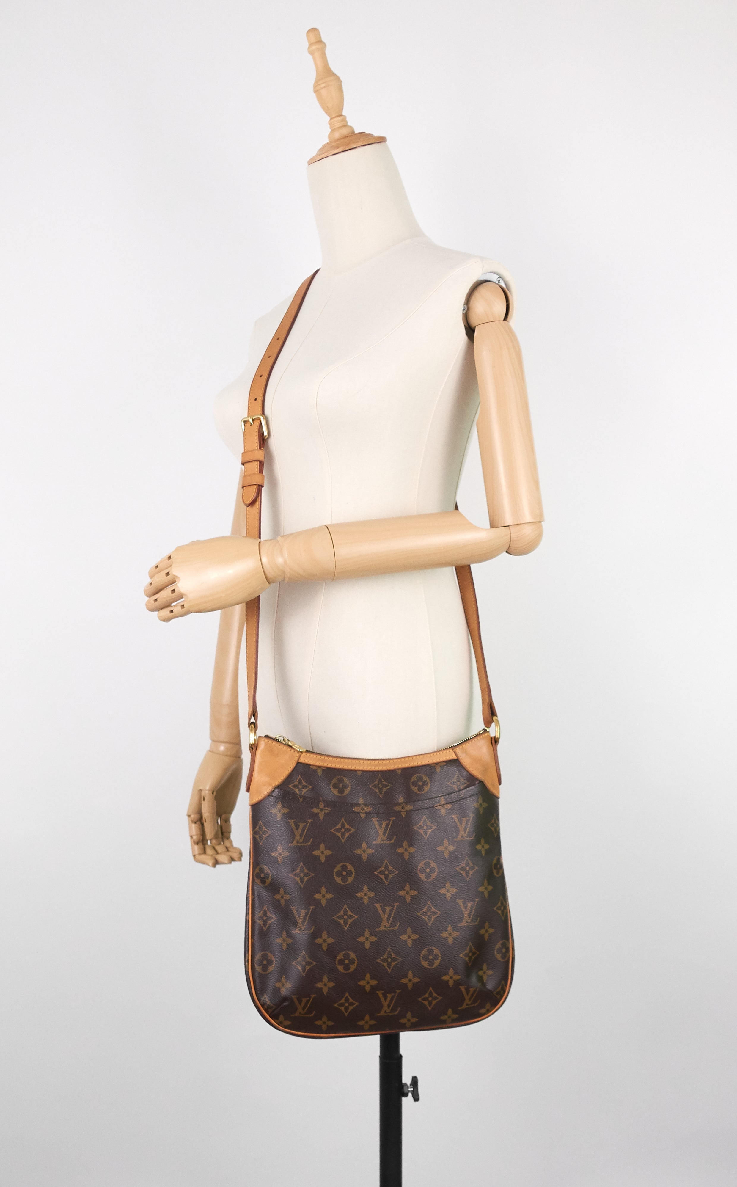 Odeon PM, Used & Preloved Louis Vuitton Crossbody Bag, LXR USA, Brown