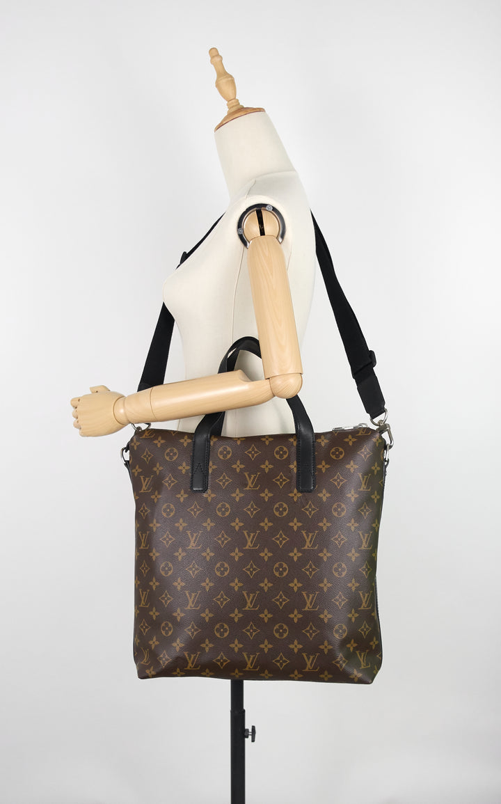 kitan macassar monogram canvas bag