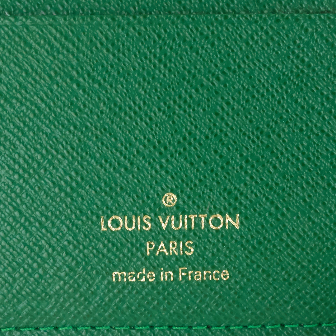LOUIS VUITTON Zippy Wallet My LV Heritage Brown Monogram