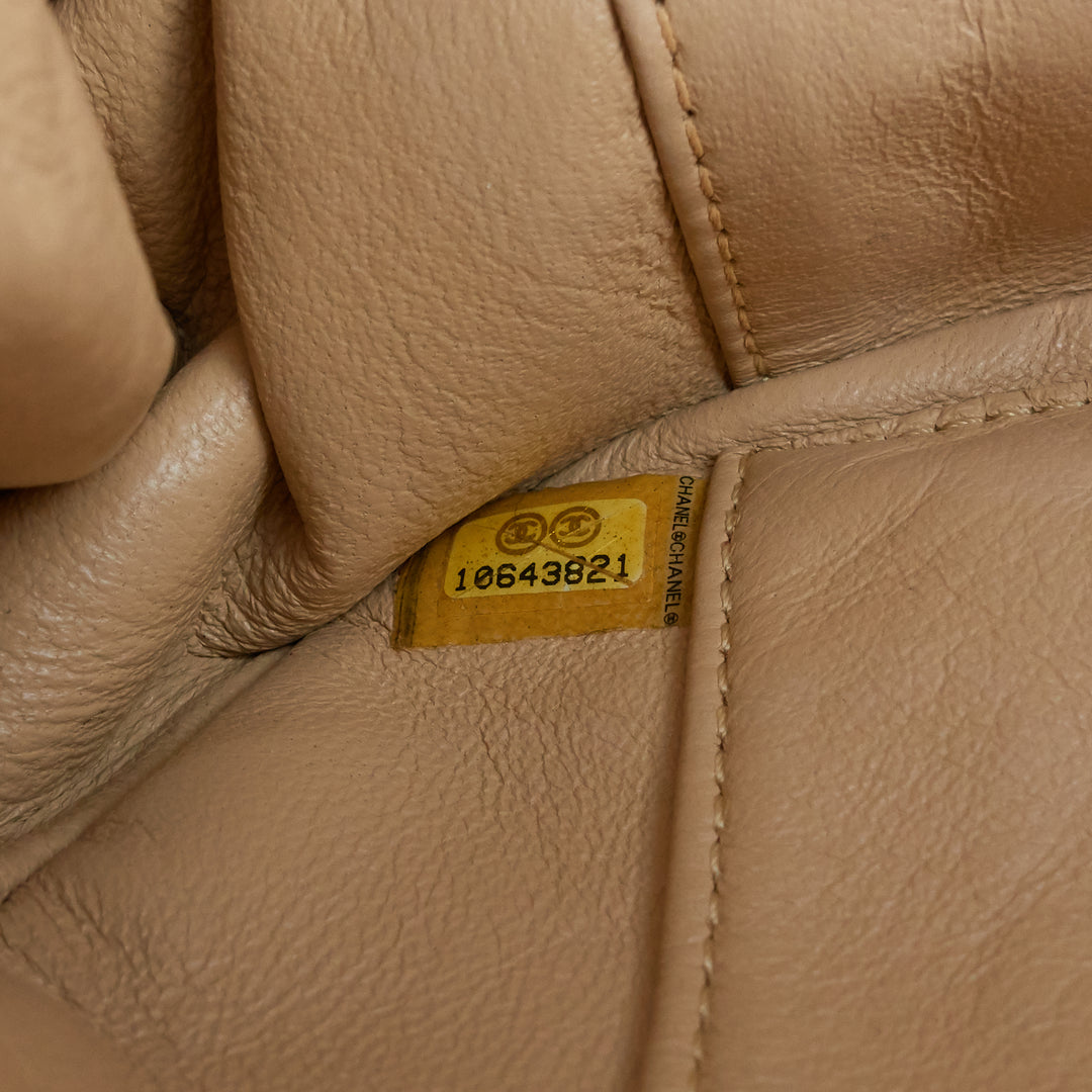 CHANEL Luxe Ligne Accordion Black Leather Shoulder Flap Bag – Fashion  Reloved