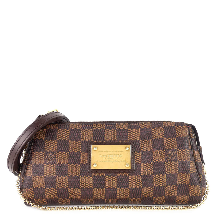 eva damier ebene canvas bag