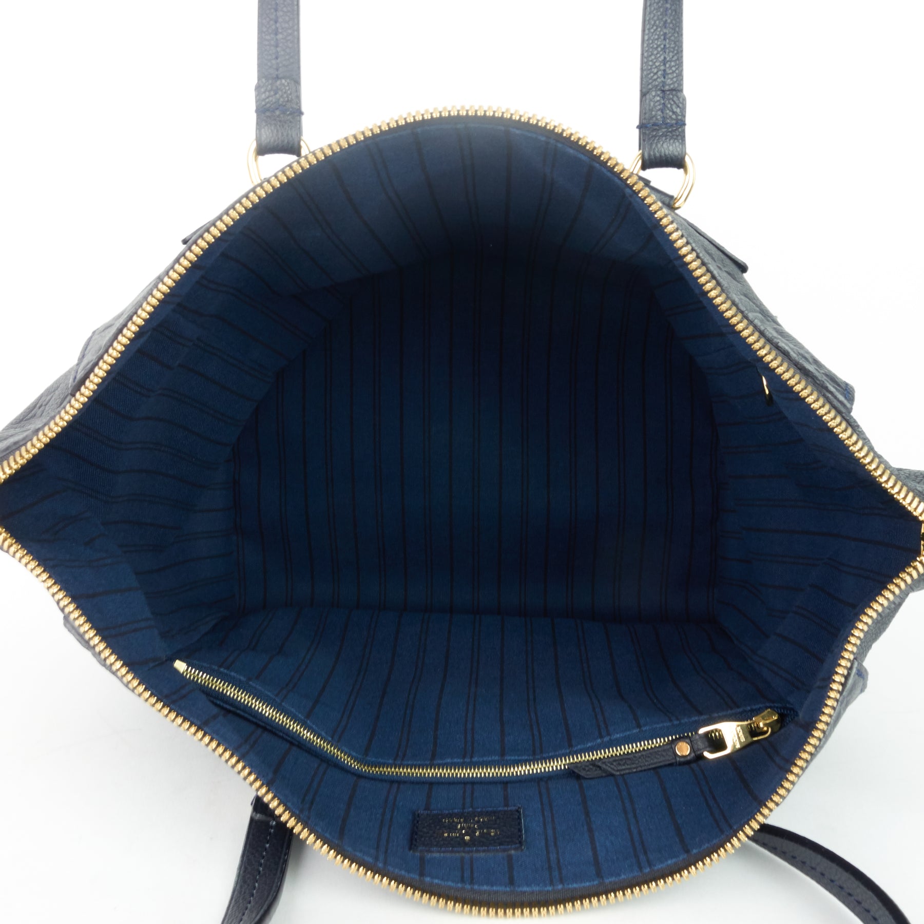 Louis Vuitton Lumineuse With Strap 9lr0508 Navy Blue Empreinte