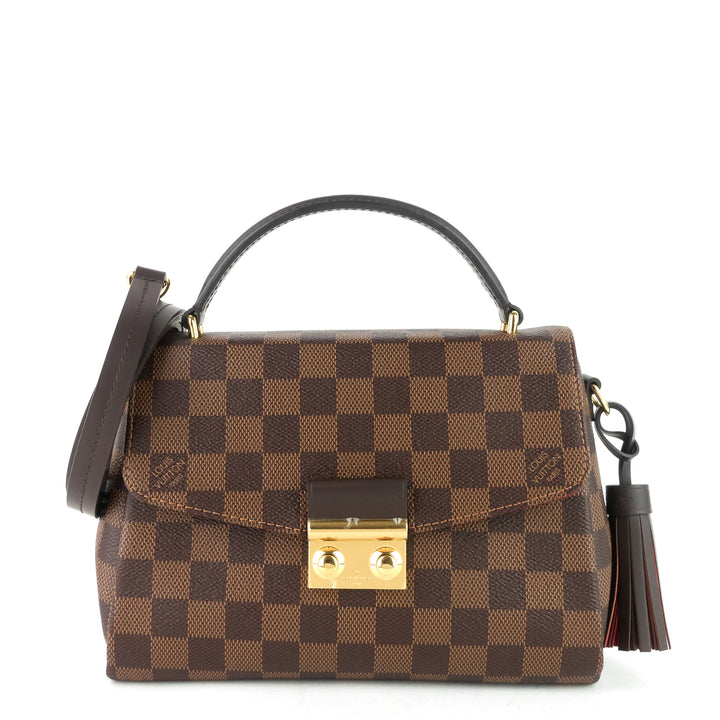 croisette damier ebene canvas bag