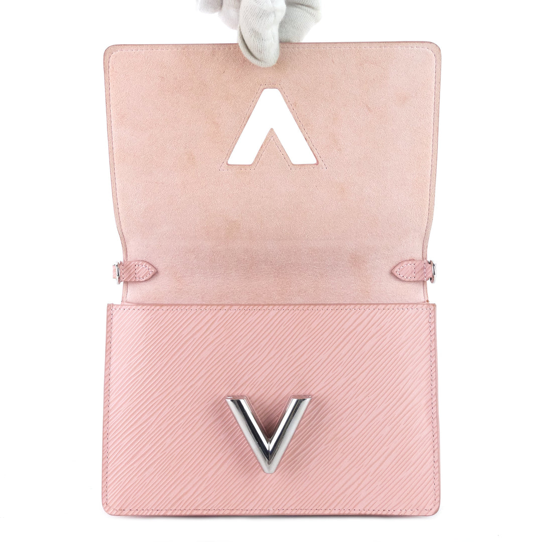 Twist belt wallet on chain leather crossbody bag Louis Vuitton Pink in  Leather - 30007468