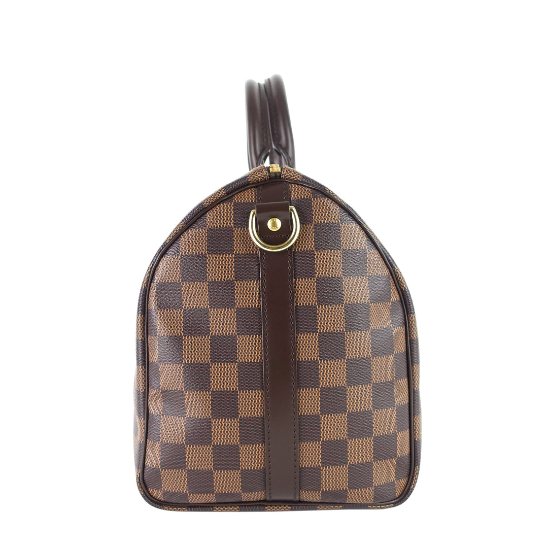 Speedy 30 Bandoulière Damier Ebene Canvas Bag