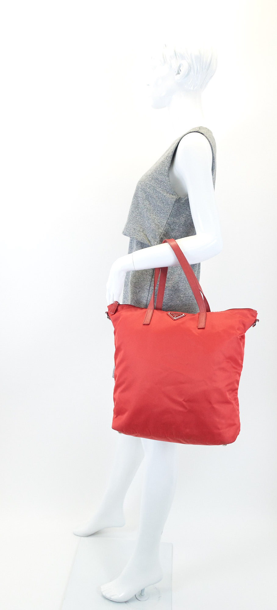 Nylon Shopping Tote Bag