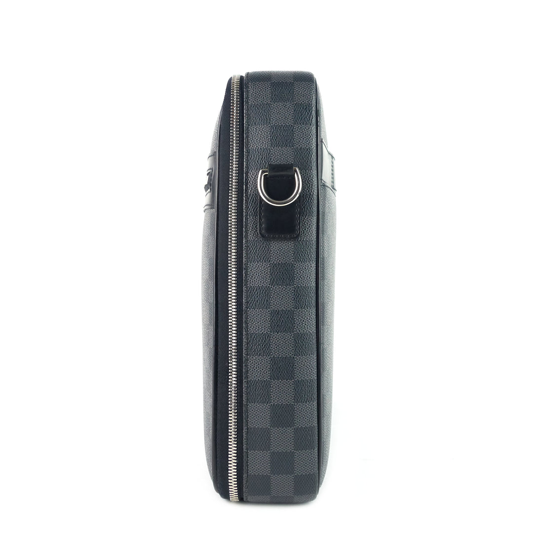 Louis Vuitton Damier Graphite Canvas Steeve Briefcase Bag Louis