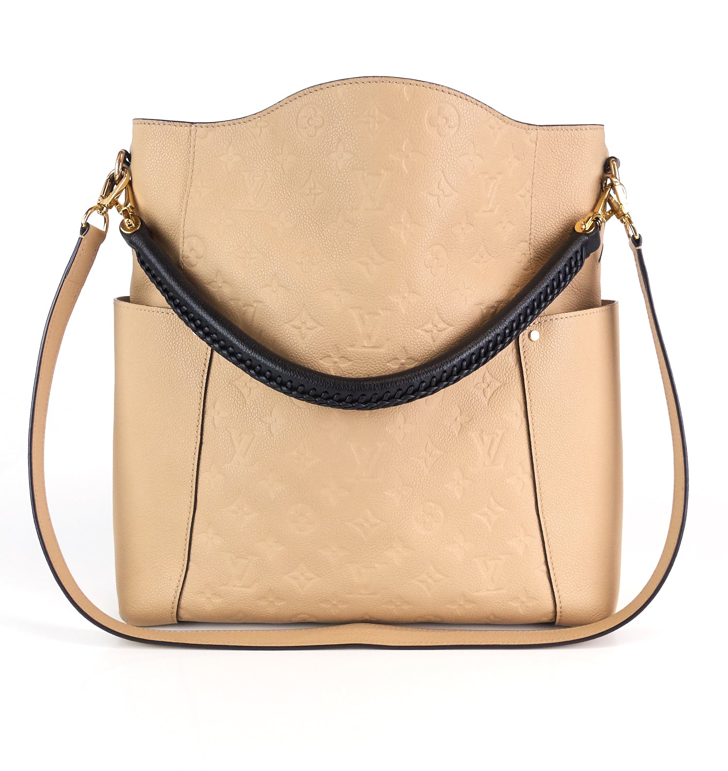 Louis Vuitton Bagatelle BB Mini Hobo bag in Monogram Different-Colored  Leather M46113 Beige/Yellow/Pink 2022