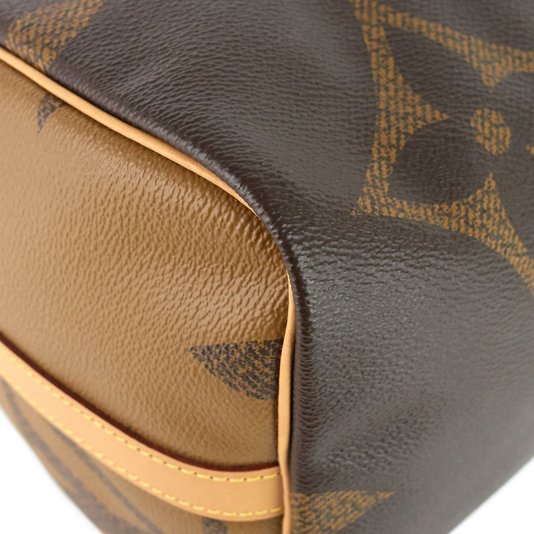 Louis Vuitton Speedy Bandouliere Monogram Giant Reverse 30 Brown