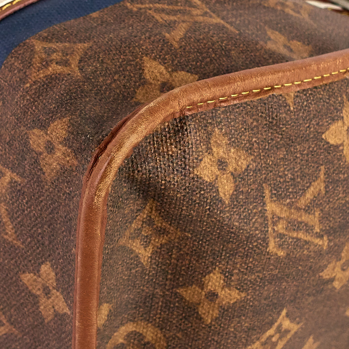 rayures tisse gm monogram canvas bag