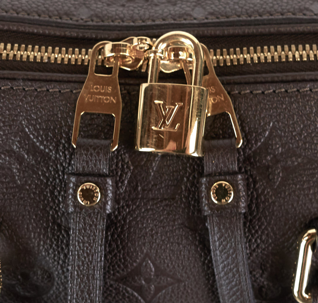 😍Louis Vuitton Bandouliere Speedy 25 Monogram Empreinte Black Leather 😍