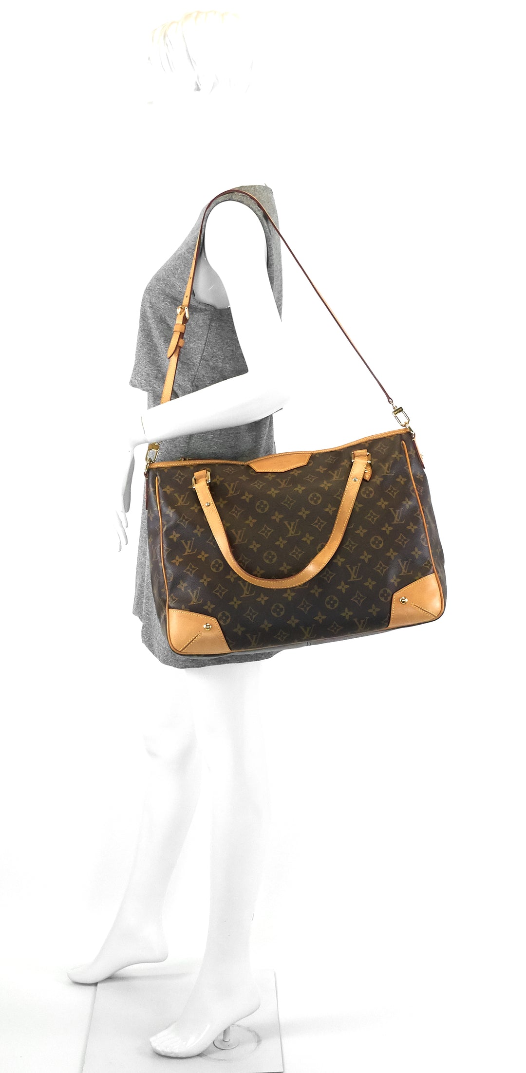 estrela mm monogram canvas bag