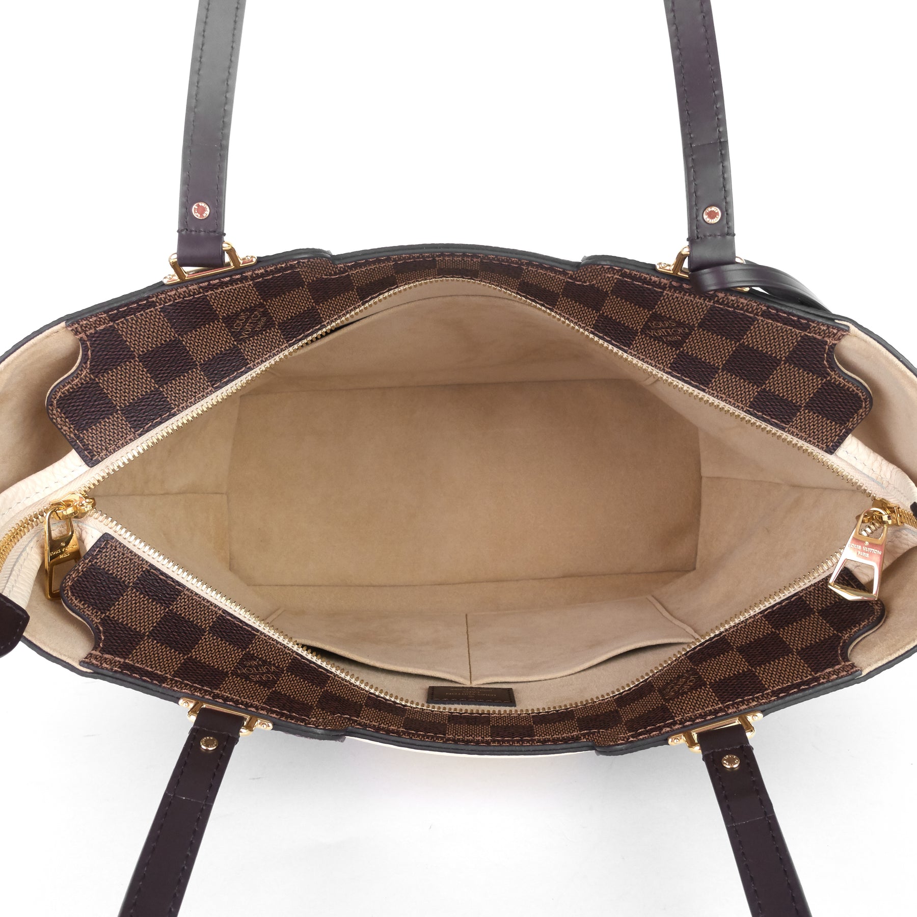 Louis Vuitton Damier Canvas and Taurillon Leather Jersey Tote Louis Vuitton