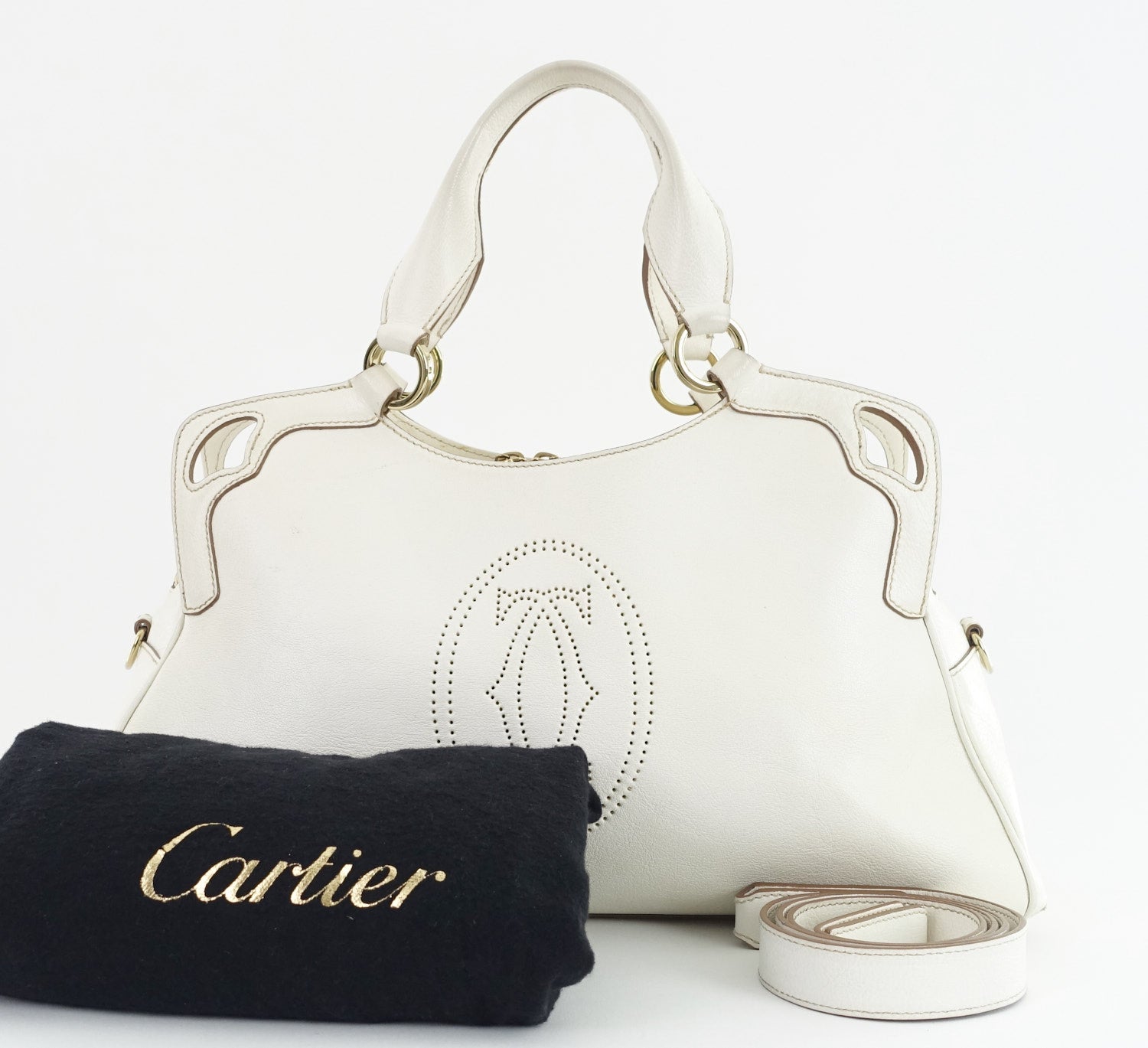 Cartier Marcello de Cartier Shoulder Bag ○ Labellov ○ Buy and Sell  Authentic Luxury