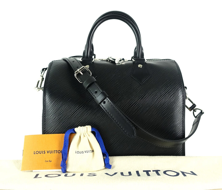 speedy 25 bandoulière epi leather handbag